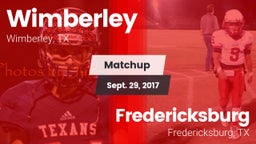 Matchup: Wimberley High vs. Fredericksburg  2017