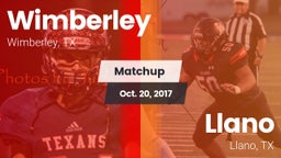 Matchup: Wimberley High vs. Llano  2017