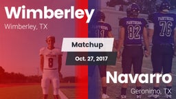 Matchup: Wimberley High vs. Navarro  2017