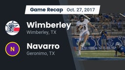 Recap: Wimberley  vs. Navarro  2017