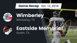 Recap: Wimberley  vs. Eastside Memorial  2018