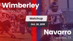 Matchup: Wimberley High vs. Navarro  2018
