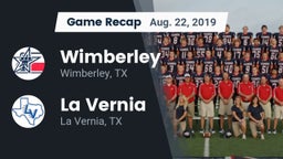 Recap: Wimberley  vs. La Vernia  2019