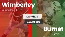 Matchup: Wimberley High vs. Burnet  2019