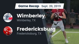 Recap: Wimberley  vs. Fredericksburg  2019