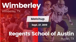 Matchup: Wimberley High vs. Regents School of Austin 2019