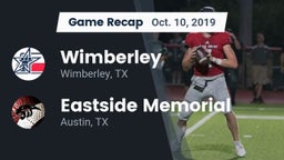 Recap: Wimberley  vs. Eastside Memorial  2019