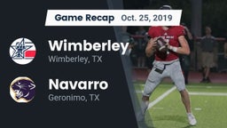 Recap: Wimberley  vs. Navarro  2019