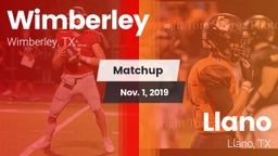 Matchup: Wimberley High vs. Llano  2019