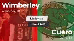 Matchup: Wimberley High vs. Cuero  2019