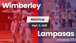 Matchup: Wimberley High vs. Lampasas  2020