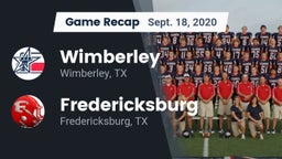 Recap: Wimberley  vs. Fredericksburg  2020
