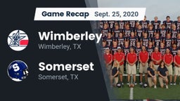 Recap: Wimberley  vs. Somerset  2020