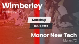 Matchup: Wimberley High vs. Manor New Tech 2020
