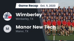 Recap: Wimberley  vs. Manor New Tech 2020
