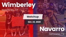 Matchup: Wimberley High vs. Navarro  2020