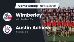 Recap: Wimberley  vs. Austin Achieve 2020