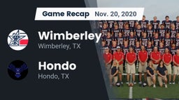 Recap: Wimberley  vs. Hondo  2020