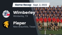 Recap: Wimberley  vs. Pieper  2022