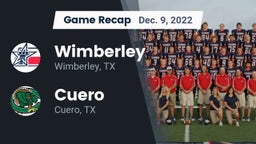 Recap: Wimberley  vs. Cuero  2022