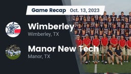 Recap: Wimberley  vs. Manor New Tech 2023