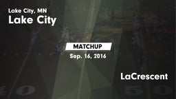 Matchup: Lake City High vs. LaCrescent  2016