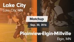 Matchup: Lake City High vs. Plainview-Elgin-Millville  2016