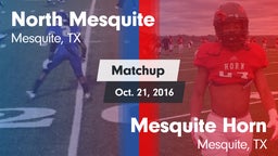 Matchup: North Mesquite High vs. Mesquite Horn  2016