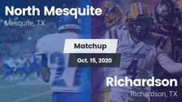 Matchup: North Mesquite High vs. Richardson  2020