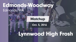 Matchup: Edmonds-Woodway vs. Lynnwood High Frosh 2016