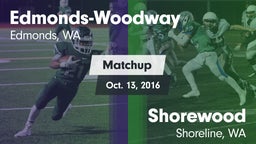 Matchup: Edmonds-Woodway vs. Shorewood  2016
