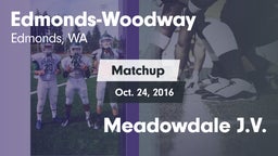 Matchup: Edmonds-Woodway vs. Meadowdale J.V. 2016