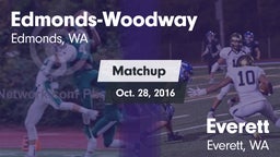 Matchup: Edmonds-Woodway vs. Everett  2016