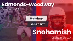 Matchup: Edmonds-Woodway vs. Snohomish  2017