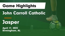 John Carroll Catholic  vs Jasper  Game Highlights - April 17, 2023