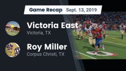 Recap: Victoria East  vs. Roy Miller  2019