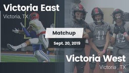 Matchup: Victoria East High vs. Victoria West  2019