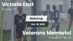 Matchup: Victoria East High vs. Veterans Memorial  2019