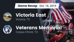 Recap: Victoria East  vs. Veterans Memorial  2019