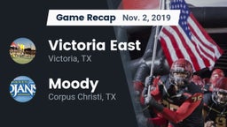 Recap: Victoria East  vs. Moody  2019