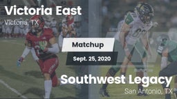 Matchup: Victoria East High vs. Southwest Legacy  2020