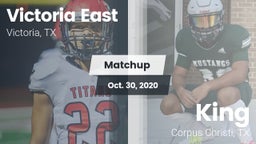 Matchup: Victoria East High vs. King  2020