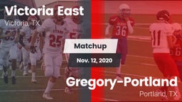 Matchup: Victoria East High vs. Gregory-Portland  2020