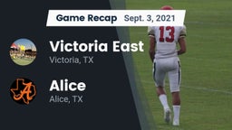 Recap: Victoria East  vs. Alice  2021