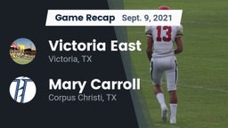 Recap: Victoria East  vs. Mary Carroll  2021