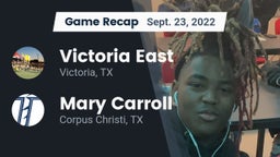 Recap: Victoria East  vs. Mary Carroll  2022