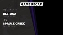 Recap: Deltona  vs. Spruce Creek  2016