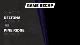 Recap: Deltona  vs. Pine Ridge  2016