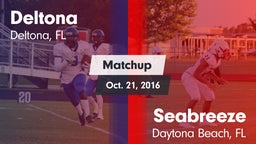 Matchup: Deltona  vs. Seabreeze  2016