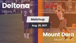Matchup: Deltona  vs. Mount Dora  2017